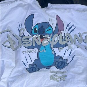 Disney Paris France Spirit Jersey of Stitch. XL Long sleeve white.